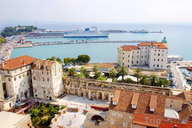 Fotka, Foto Split, historické centrum a přístav (Chorvatsko)