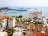 Split, historické centrum a přístav
