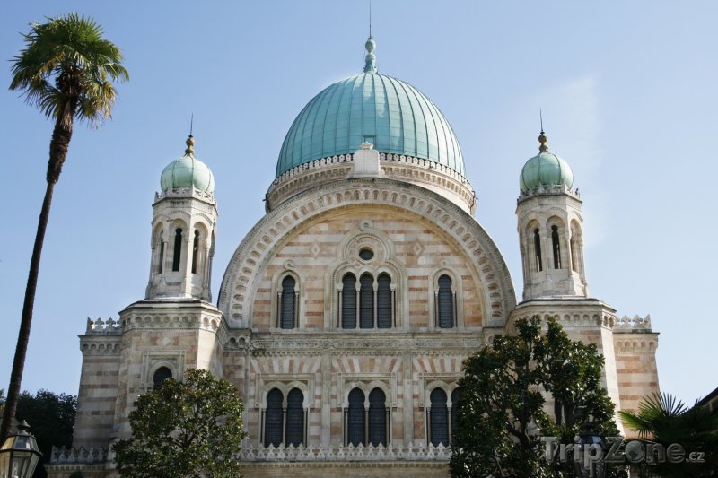 Fotka, Foto Synagoga Tempio Maggiore ve Florencii (Florencie, Itálie)