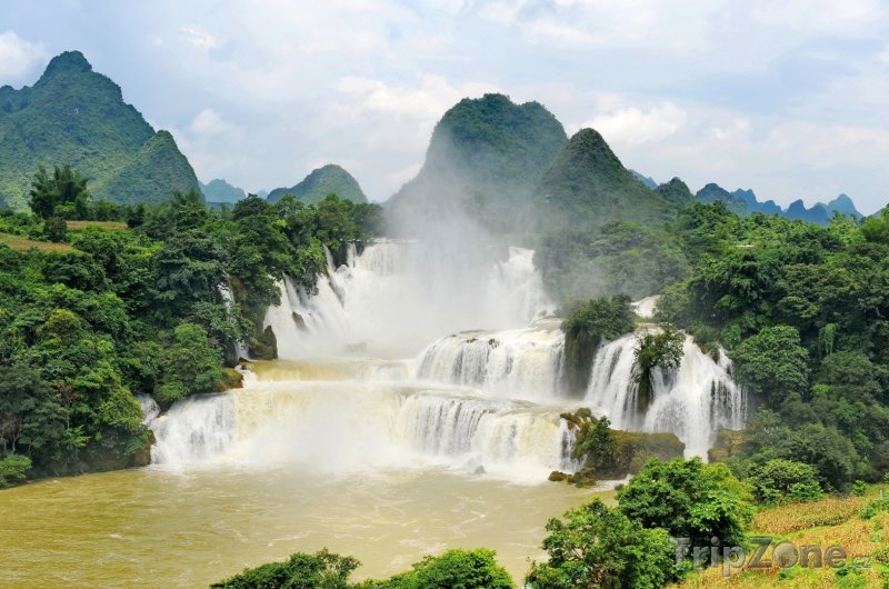 Fotka, Foto Vodopády Detian na vietnamsko-čínské hranici (Vietnam)