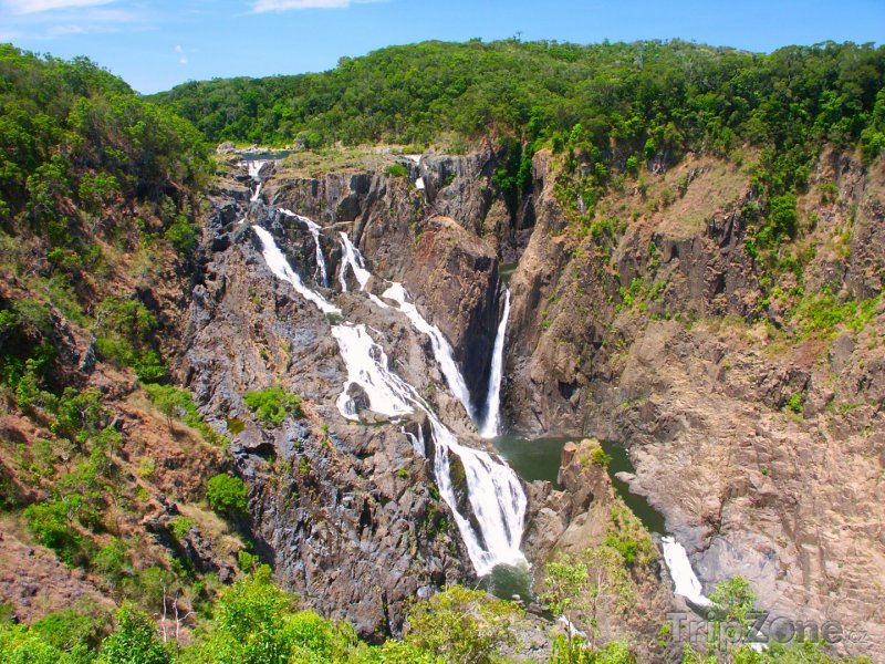 Fotka, Foto Vodopády v Národním parku Barron George (Austrálie)