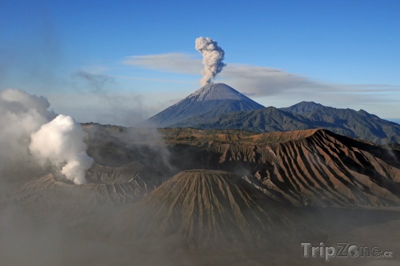 Fotka, Foto Vulkán Mount Bromo na Východní Jávě (Indonésie)
