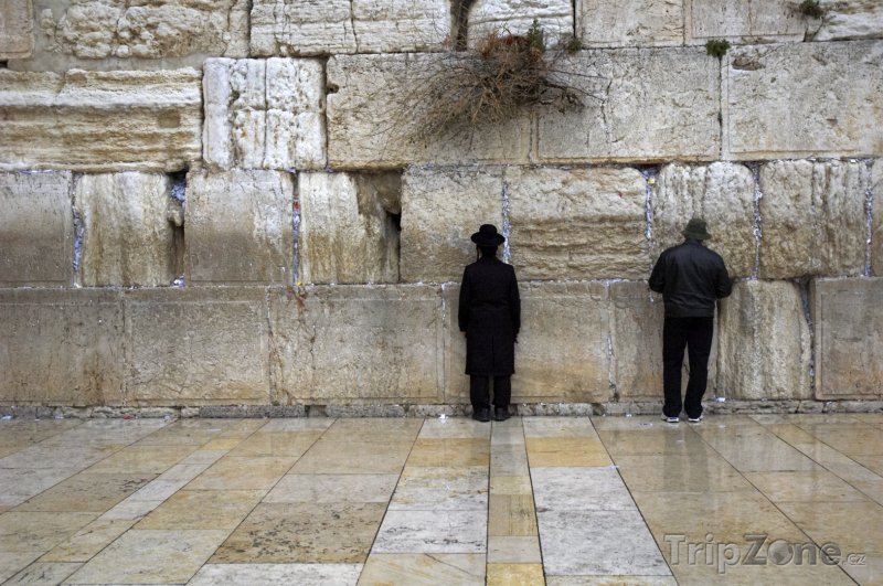 Fotka, Foto Zeď nářku (Západní zeď) v Jeruzalému (Izrael)