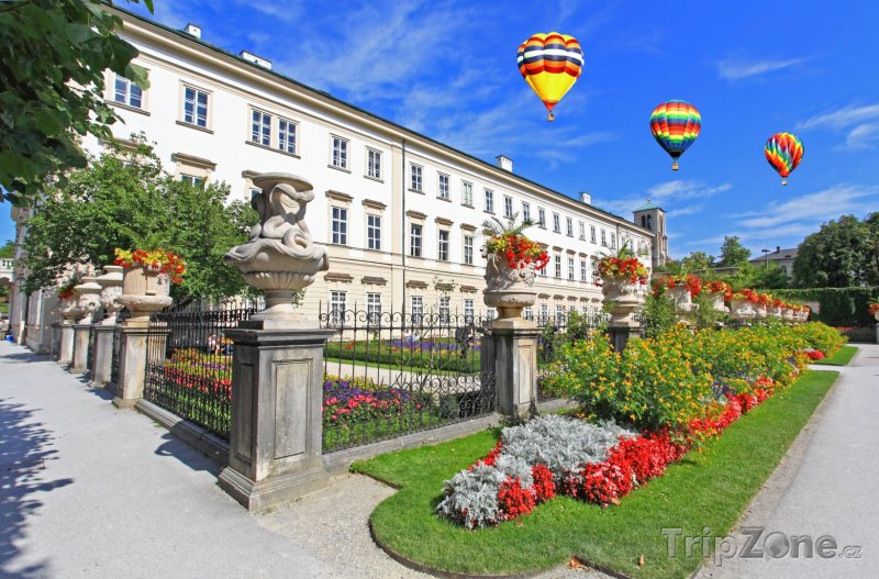 Fotka, Foto Balony nad zámkem Mirabell (Salcburk, Rakousko)