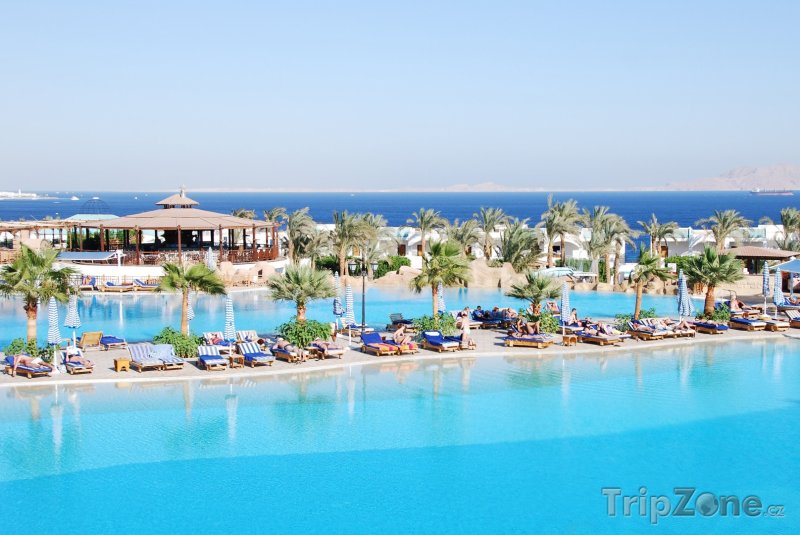 Fotka, Foto Bazény u luxusního hotelu (Sharm El Sheikh, Egypt)