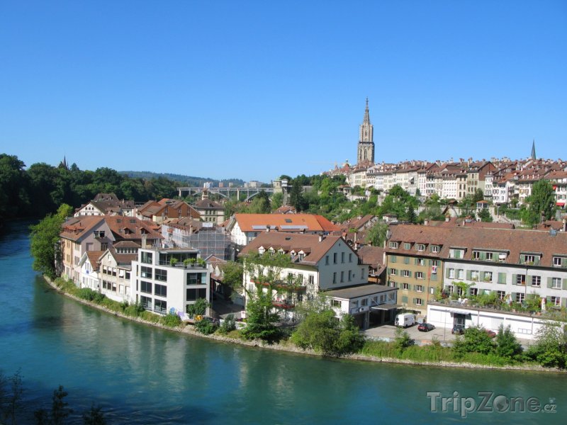 Fotka, Foto Bern - řeka Aare (Švýcarsko)
