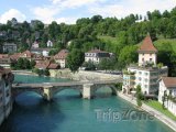 Bern - středověký most na řece Aare