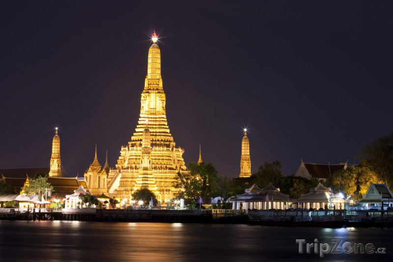 Fotka, Foto Budhistický chrám Wat Arun (Bangkok, Thajsko)