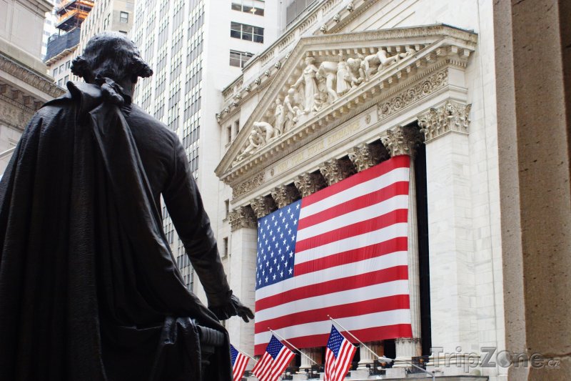 Fotka, Foto Budova burzy New York Stock Exchange (New York, USA)