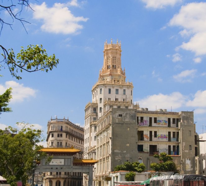 Fotka, Foto Budovy v Čínské čtvrti (Havana, Kuba)