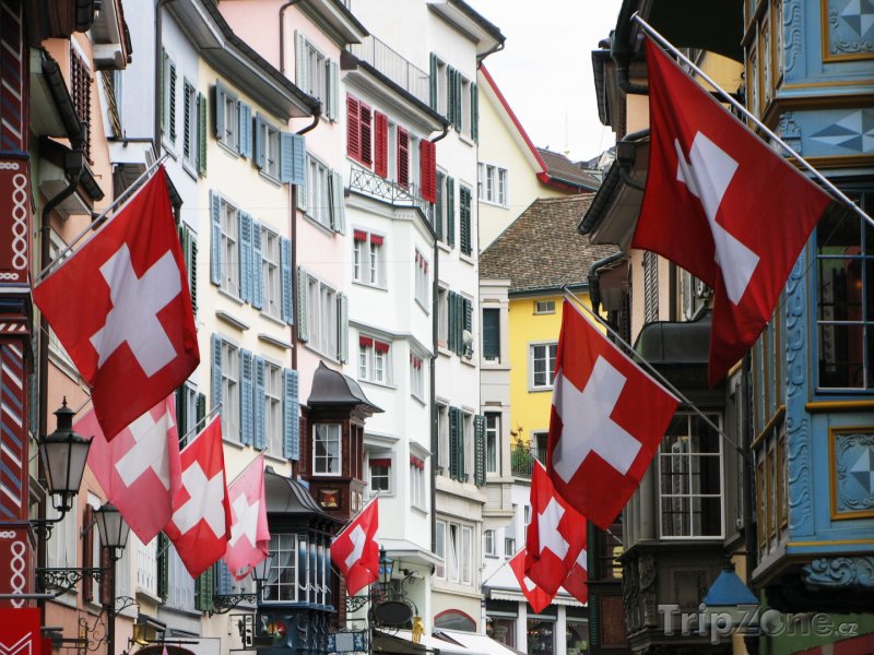 Fotka, Foto Curych - historické centrum (Švýcarsko)