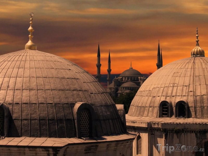 Fotka, Foto Detail Modré mešity (Istanbul, Turecko)