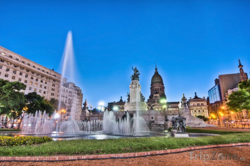 Fotka, Foto Fontána na Kongresovém náměstí (Buenos Aires, Argentina)