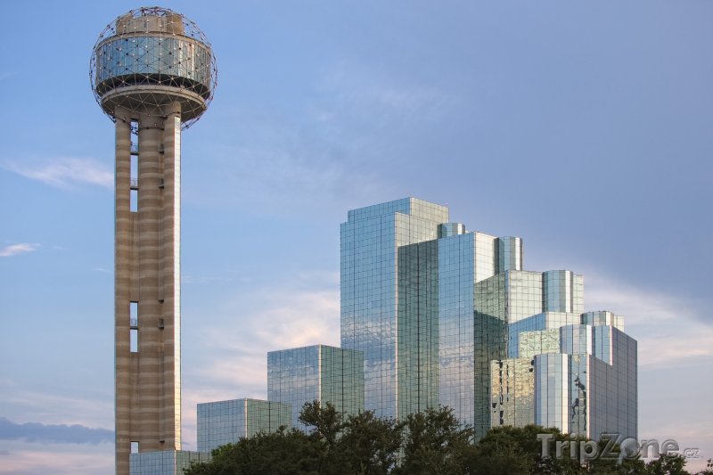 Fotka, Foto Hotel Hyatt Regency a věž Reunion (Dallas, USA)