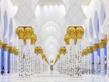 Interiér mešity Sheikh Zayed