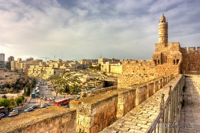 Fotka, Foto Jeruzalém, citadela krále Davida (Izrael)