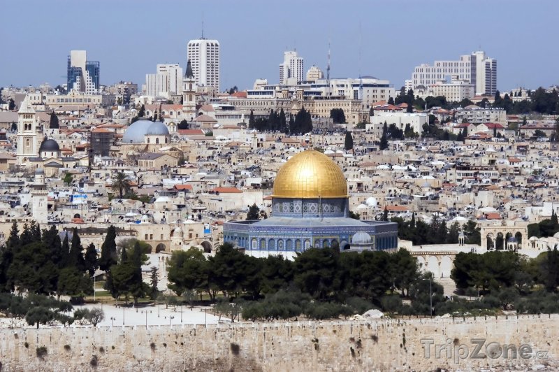 Fotka, Foto Jeruzalém - pohled na město (Izrael)