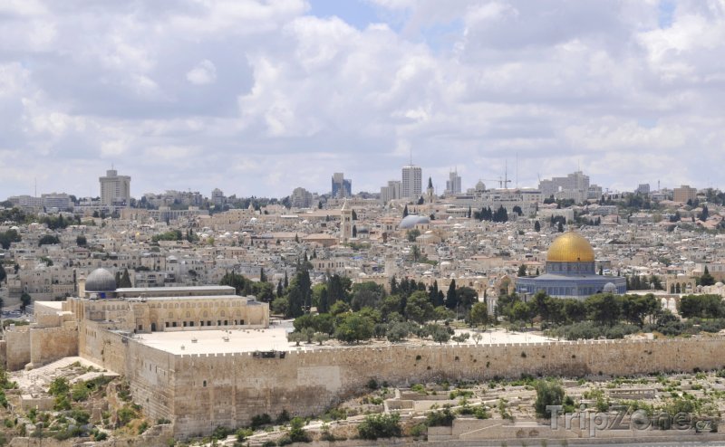 Fotka, Foto Jeruzalém - pohled na Staré město (Izrael)