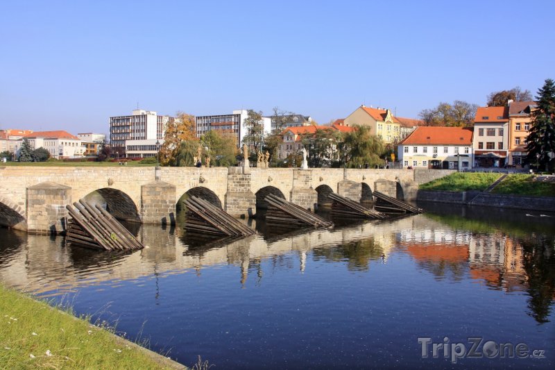 Fotka, Foto Kamenný most v Písku, nejstarší dochovaný most v ČR (Česká republika)