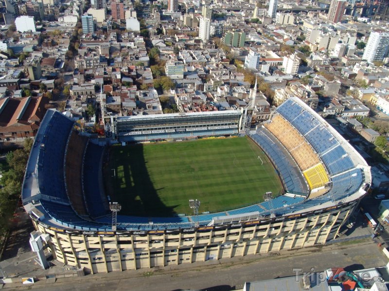Fotka, Foto La Bombonera - stadion klubu Boca Juniors (Buenos Aires, Argentina)