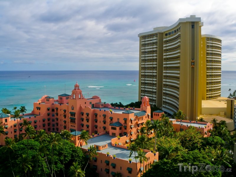 Fotka, Foto Luxusní hotely u pobřeží (Honolulu, USA)