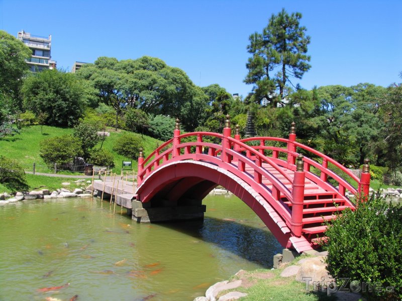Fotka, Foto Most v Japonské zahradě (Buenos Aires, Argentina)