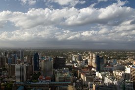 Nairobi, pohled na město