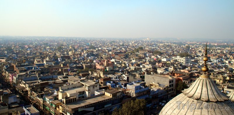 Fotka, Foto Panoramatický pohled na město (Nové Dillí, Indie)