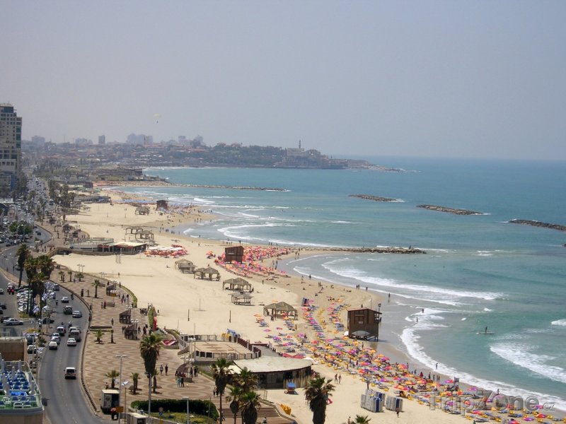 Fotka, Foto Pláž v Tel Avivu (Izrael)