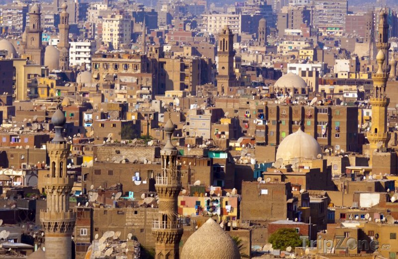 Fotka, Foto Pohled na káhirské domy (Káhira, Egypt)