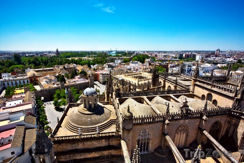 Fotka, Foto Pohled na město Sevilla (Sevilla, Španělsko)