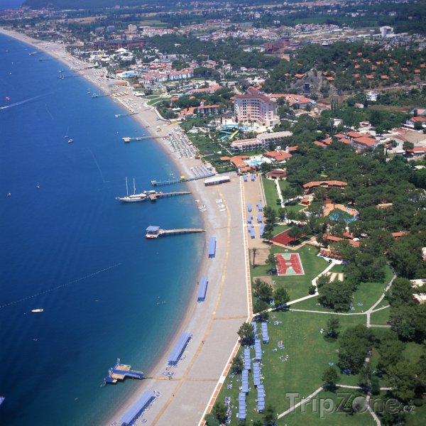 Fotka, Foto Pohled z výšky na pobřeží (Antalya, Turecko)