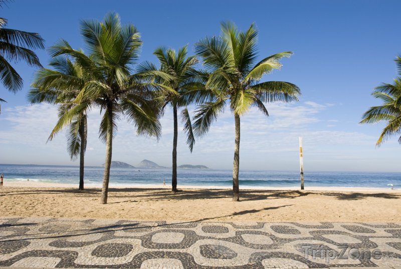 Fotka, Foto Promenáda u pláže Ipanema (Rio de Janeiro, Brazílie)