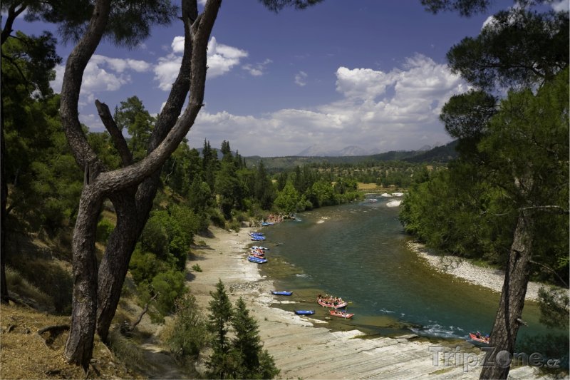 Fotka, Foto Rafty na řece Koprulucay (Antalya, Turecko)