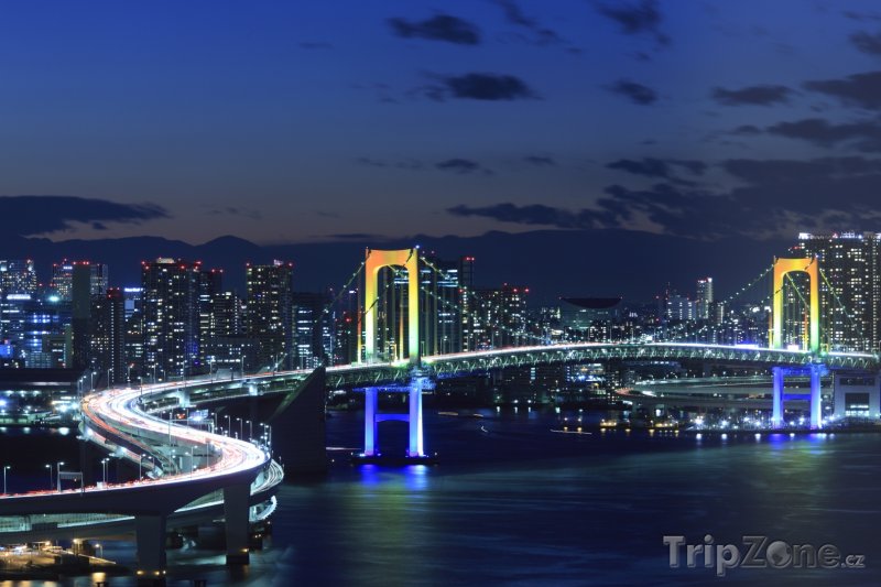 Fotka, Foto Tokio - Rainbow Bridge (Tokio, Japonsko)