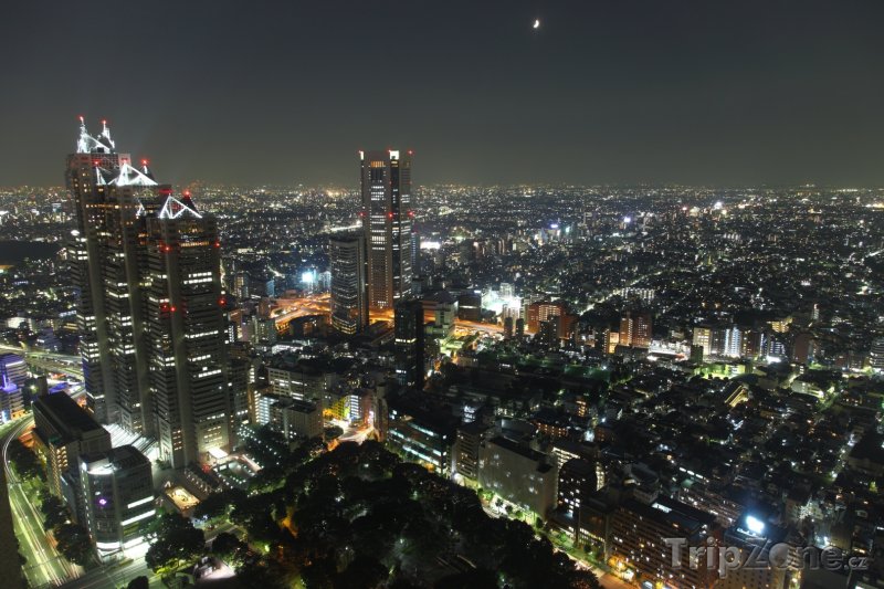 Fotka, Foto Tokio v noci (Tokio, Japonsko)