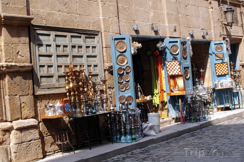 Fotka, Foto Tradiční obchod v centru města (Káhira, Egypt)