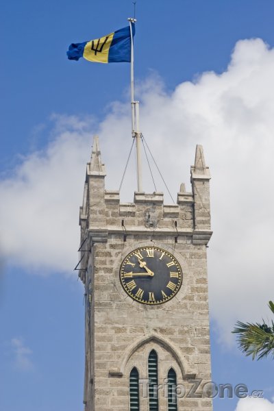 Fotka, Foto Věž budovy parlamentu v Bridgetownu (Barbados)