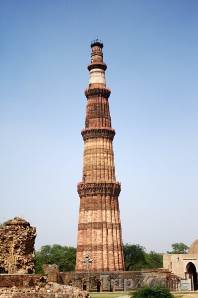 Fotka, Foto Věž Qutub Minar (Nové Dillí, Indie)