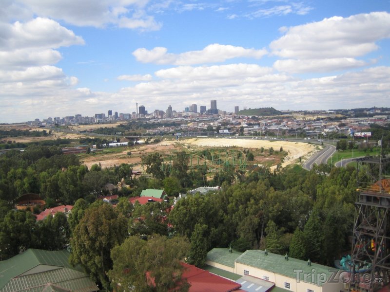Fotka, Foto Vzdálený pohled na město (Johannesburg, Jihoafrická republika)