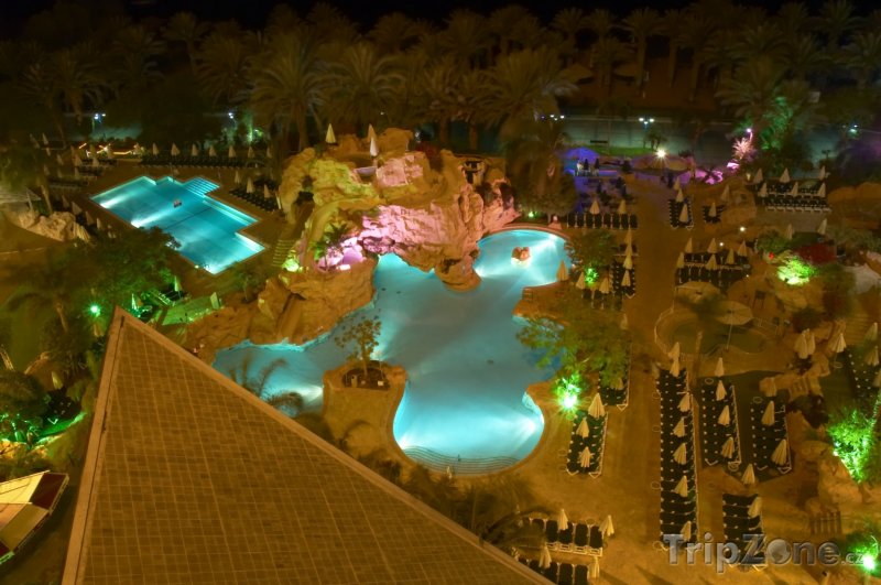 Fotka, Foto Bazény v hotelovém resortu (Ejlat, Izrael)