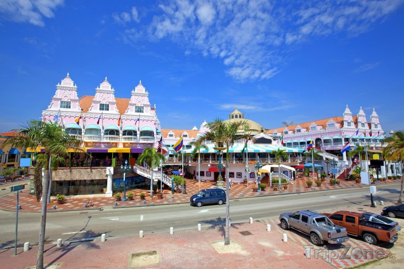 Fotka, Foto Centrum města Oranjestad (Aruba)