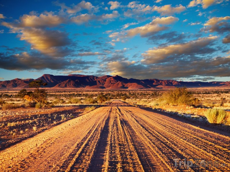 Fotka, Foto Cesta v poušti Kalahari (Namibie)