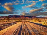 Cesta v poušti Kalahari
