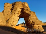 Forzhaga Arch v pohoří Acacus na Sahaře