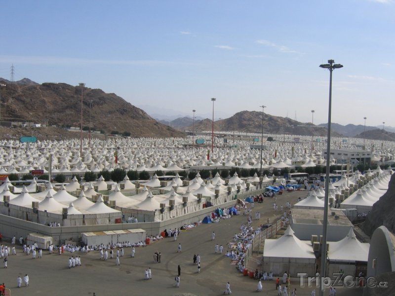 Fotka, Foto Kemp poutníků v Mekce (Saúdská Arábie)