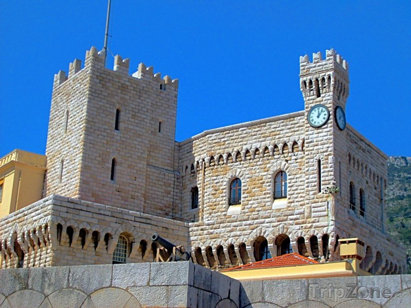 Fotka, Foto Knížecí palác v Monaku (Azurové pobřeží, Francie)