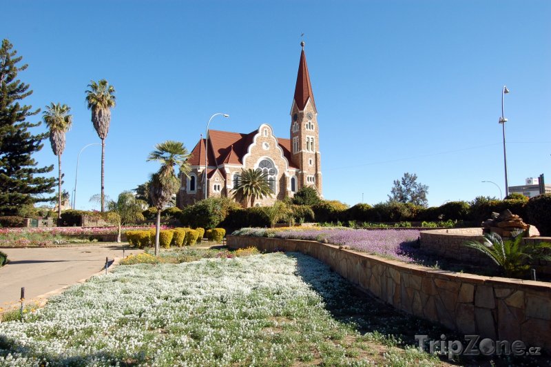 Fotka, Foto Kristův kostel ve městě Windhoek (Namibie)