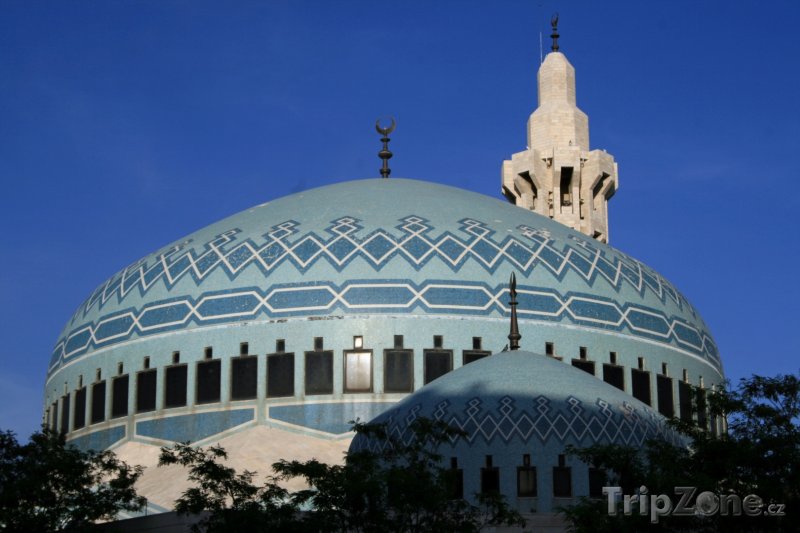 Fotka, Foto Mešita krále Abdulláha v Ammánu (Jordánsko)