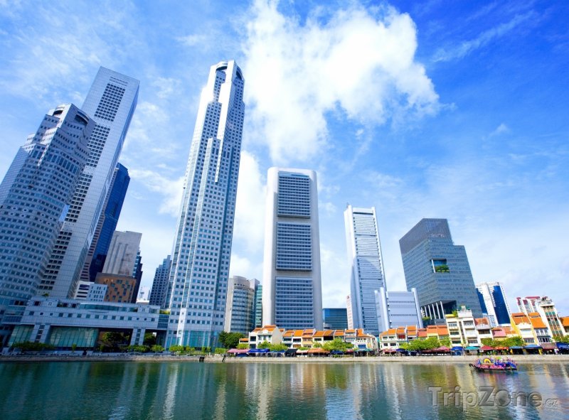 Fotka, Foto Moderní mrakodrapy (Singapur)